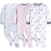Gerber baby-girls Fleece Footed Pajamas 3-pack