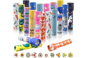 20 Pcs Classic Kaleidoscopes Vintage Kaleidoscope Toys, Return Gifts for Kids Birthday Mini Kaleidoscope Kit for School Class