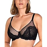 HSIA Minimizer Bras for Women, Full Coverage Lace Unlined Bras with Underwire for Heavy Breasts