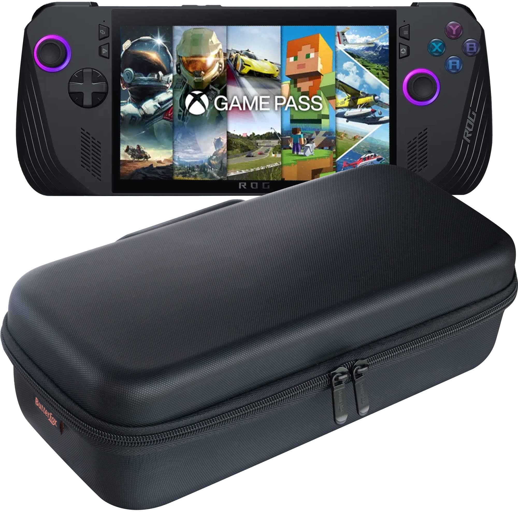 ButterFox Large Carry Case Bag for ASUS Rog Ally X with Built-in Stand ...