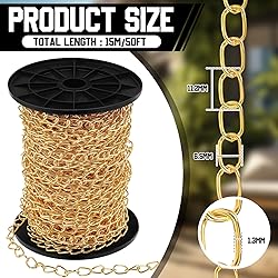 Yaocom 100 ft Galvanized Steel Hanging Jack Chain