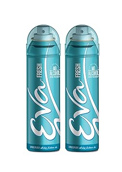 Eva Deodorants 125ml Fresh Combo 2 Spray