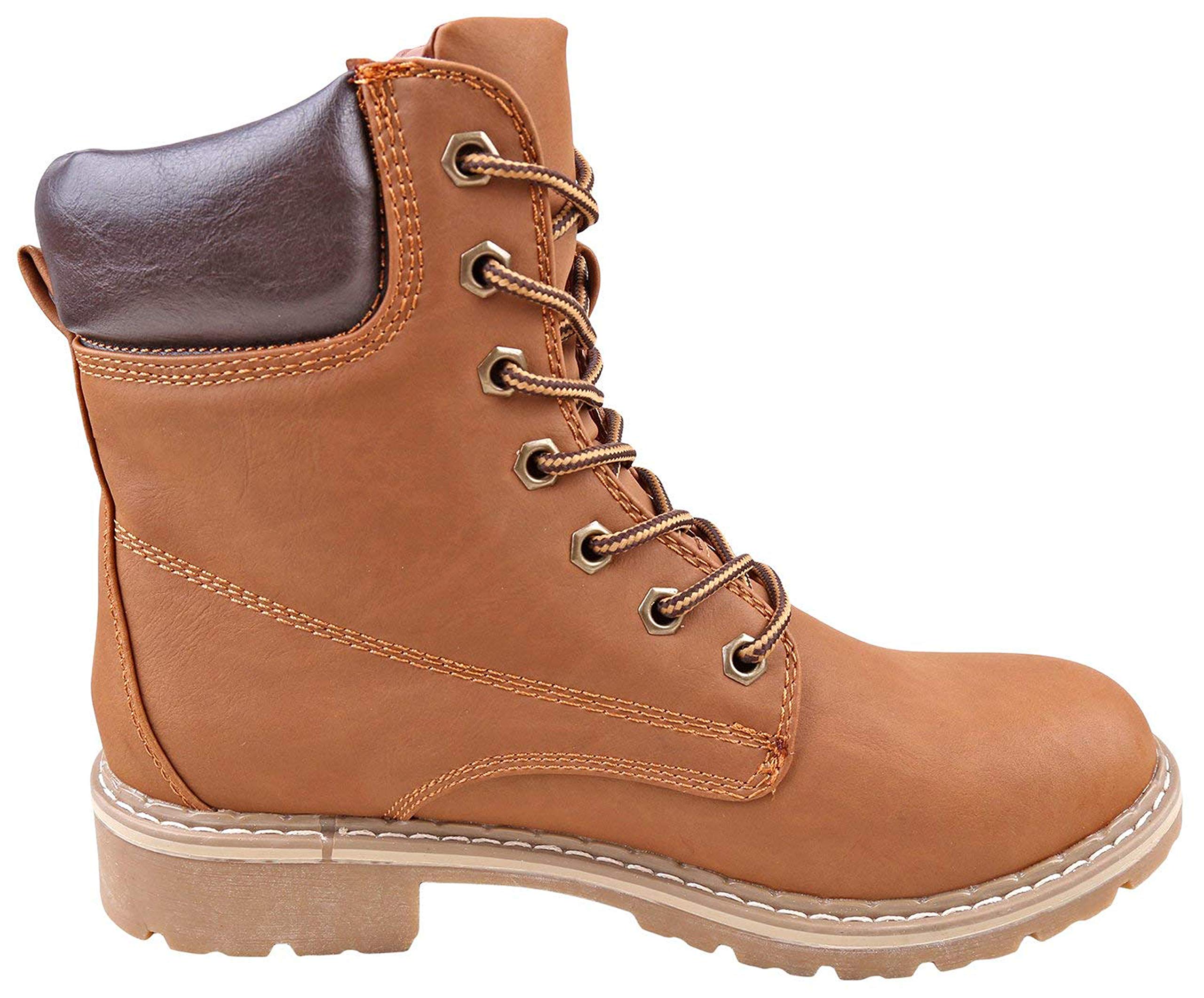 Forever Women's Ankle High Combat Hiking Boots - Image 3