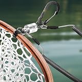 SF Magnetic Net Release Holder Aluminum Alloy Hook Coiled Lanyard Silver view 6