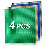 Husfunov 4 Pack Classic Baseplates, Building Plates