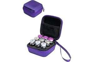 Insulin Peptide Case for Fridge, Vial Holder Storage Organizer for Travel with Hard Shell, Fits Standard 10ml U-100 Vials,Pur