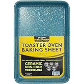 casaWare 9.75 x 6.62 x 0.75-Inch (Exterior) Toaster Oven Ultimate Series Commercial Weight Ceramic Non-Stick Coating Baking P