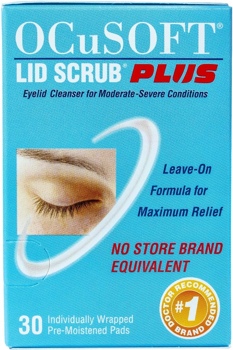 OCuSOFT Lid Scrub Plus, Pre-Moistened Pads, 30 Count: Health & Personal Care
