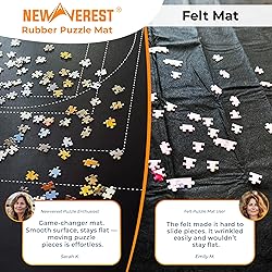 Newverest Jigsaw Puzzle Mat Roll Up, Saver Pad