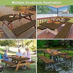 Picnic Table Cover with Bench Covers Camping