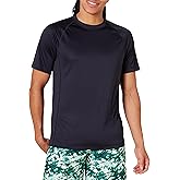 Amazon Essentials Men's Slim-Fit Short-Sleeve Quick-Dry UPF 50 Swim Tee