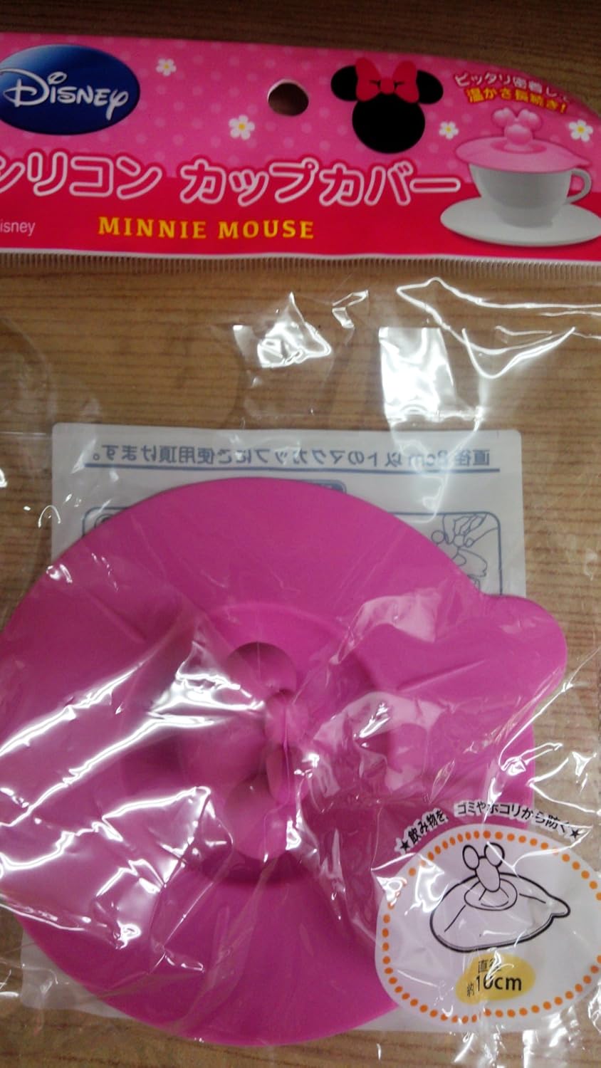 Amazon Co Jp ディズニー シリコン カップカバー キャップ ミニー ピンク マグカップ直径８cm以下用 ホーム キッチン