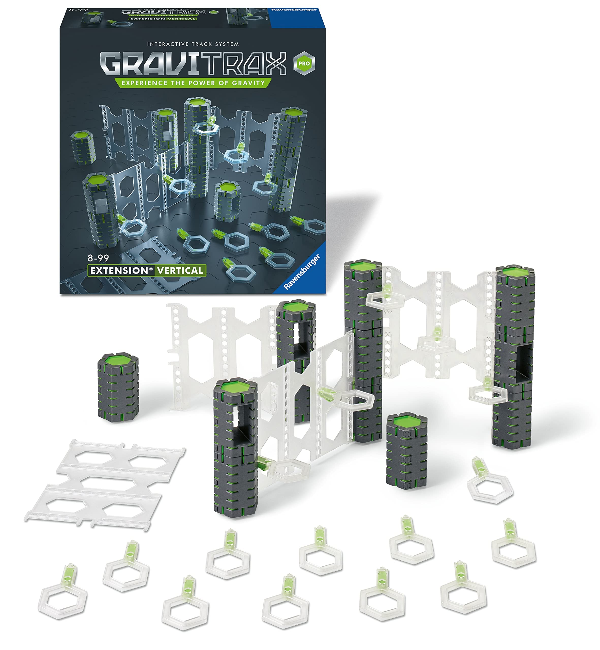 Ravensburger GraviTrax PRO Vertical Expansion Set Marble Run, STEM and Construction Toy For Kids Age 8 Years and Up