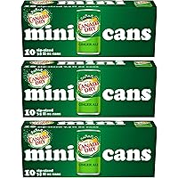 Canada Dry Ginger Ale - 10pk/7.5 fl oz Mini Cans, total 30 cans