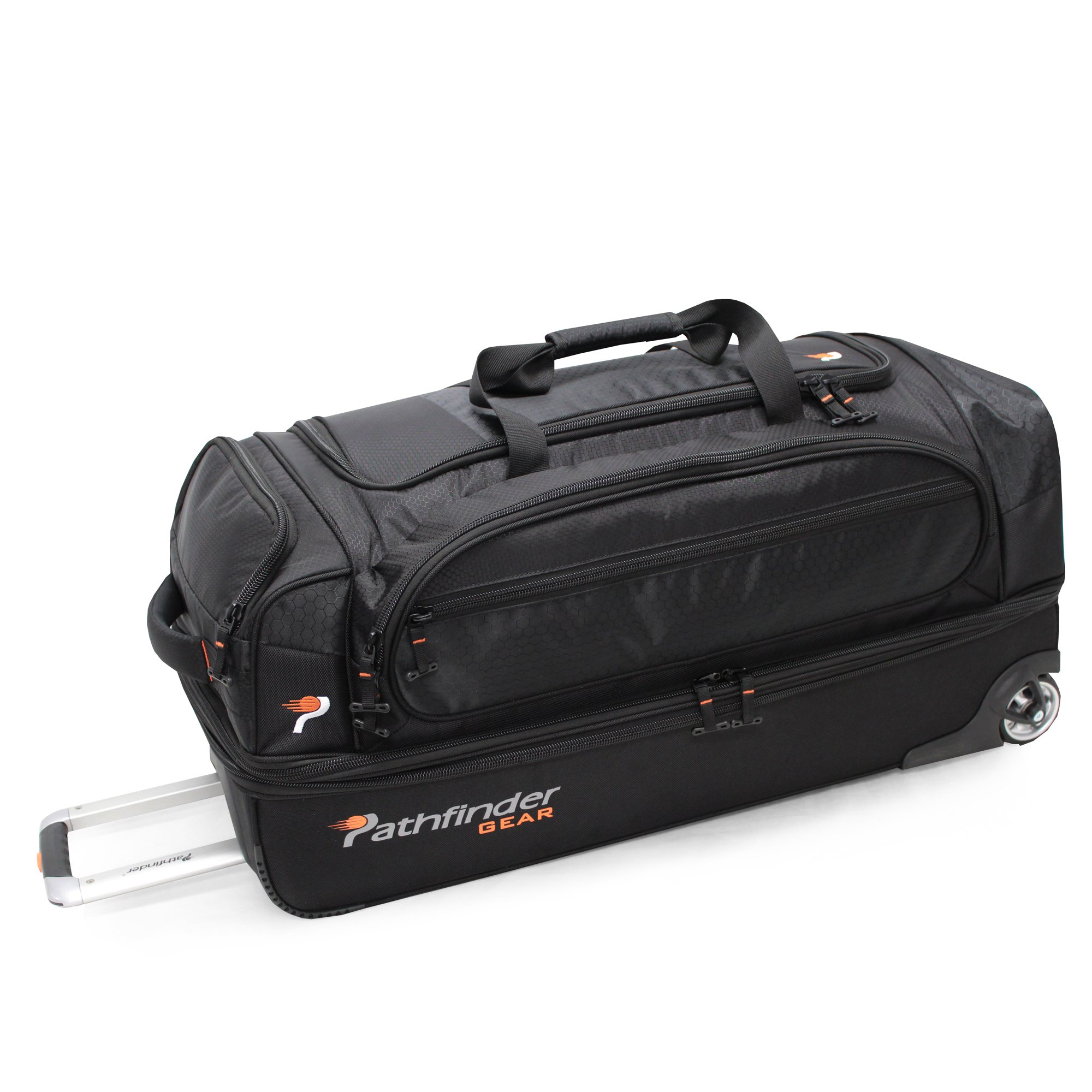 Photo 1 of Pathfinder Gear 32 Inch Rolling Drop Bottom Duffel , Black, One Size