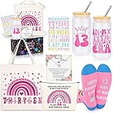 JTENGTOP 13 Year Old Beautiful Girl Birthday Gifts Ideas, Gifts for 13 Year Old Sweet Girls, 13th Birthday Decorations Basket Set of 6