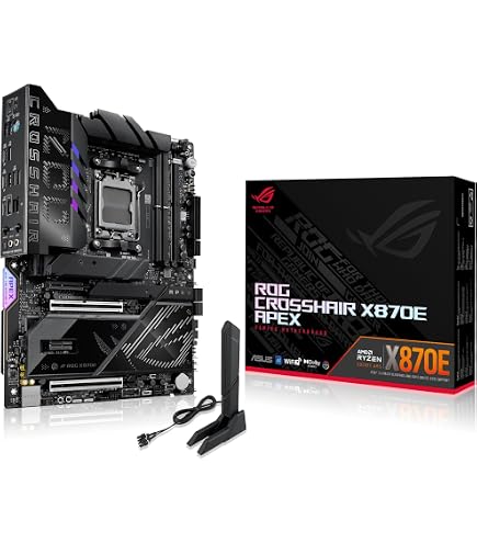 Amazon.com: Bundle of ASUS ROG Crosshair X870E Hero AMD AM5 ATX