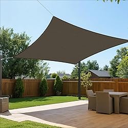 SunnyRoyal Sun Shade Sail 13'x13' Rectangle Shade