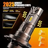 H7 Led Headlight Bulb 32000LM 6500K 120W Plug and Play Pack of 2 view 2