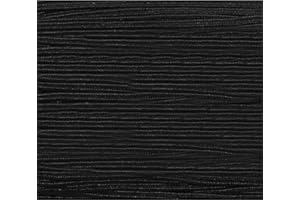 KYEZI DESIGN AND CRAFT 3mm Viscose Soutache Braid Cord String Beading Sewing Quilting Trimming Embroidery Crafts Jewelry Design (Black, 10 Yards)