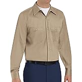 Red Kap Men's Wrinkle Resistant Cotton Work Shirt