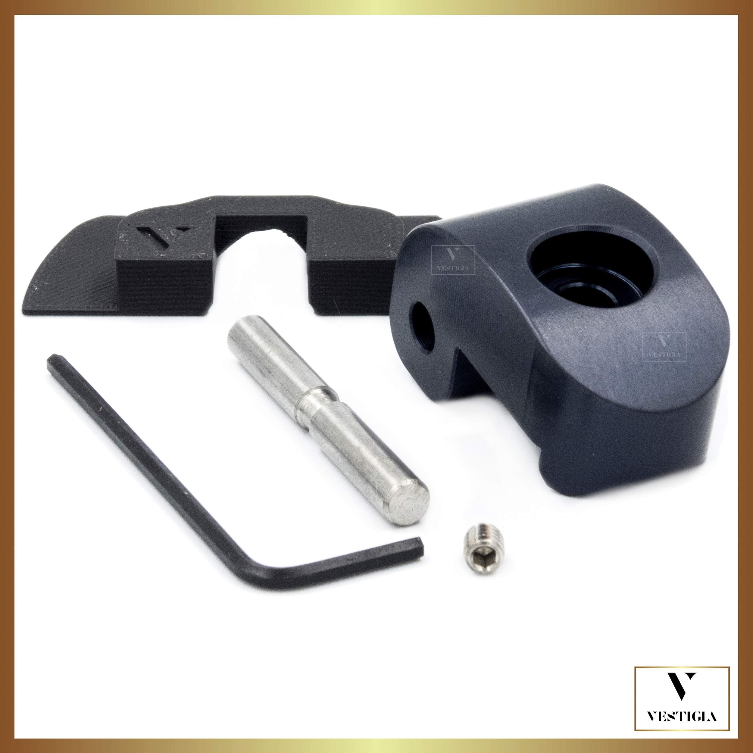 Vestigia® Reinforced Steering Wheel Lock for Xiaomi m365, m365 Pro Replacement Hinge Repair Latch Locking Locks Your Electric Scooter, Accessories for Mijia with rubber damper