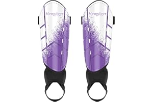 MENGDGER Shin Guards Soccer Youth Kids Boys Girls Toddler Shin Pads Child EVA Cushion Protection Reduce Shocks Injurie Calf Protective Gear Suitable for 4 5 6 7 8 9 10 11 12 Years Old