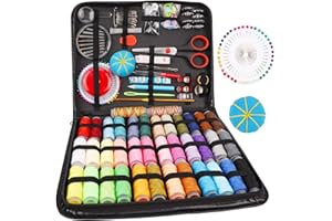 MARCOON Sewing Kit, 184 Large Premium Sewing Supplies, 38 XL Thread Spools, Suitable for Traveller, Adults, Kids, Beginner, Emergency, DIY and Home Button Repair Kit
