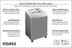 Dahle 50314 Paper Shredder, Cross Cut, P-4