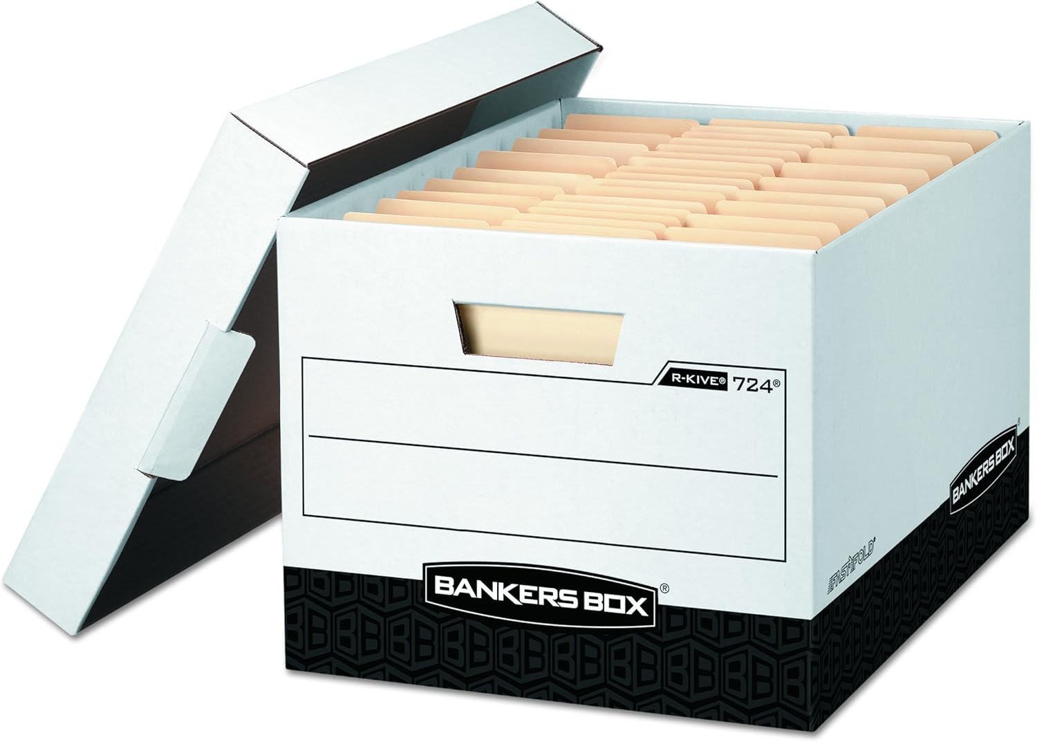 Bankers Box RKive Black Heavy Duty Letter/Legal Storage Box (vf
