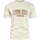 Blue 84 NCAA Unisex-Adult NCAA Officially Licensed T-Shirt Ivory Dyed Ringspun Vintage