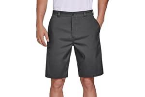 PULI Men's Golf Hybrid Dress Shorts Casual Summer Stretch Flat Front Lightweight Hiking Shorts Quick Dry with Pockets