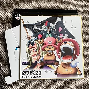 Amazon 一番くじ ワンピース One Peace All Stars L賞 メモリアル色紙 チョッパー アニメ 萌えグッズ 通販