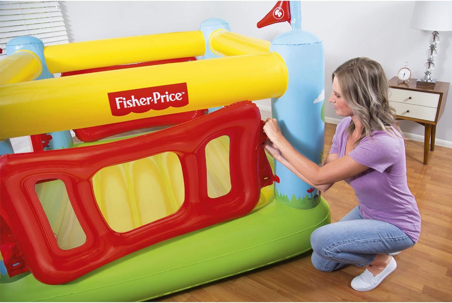 fisher price 93532e indoor kids bouncesational bouncer inflatable bounce house