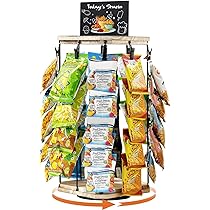 Pinzoveco Chip Rack Display Stand, 5 Tiers 40 Clips Nicaragua - View #6