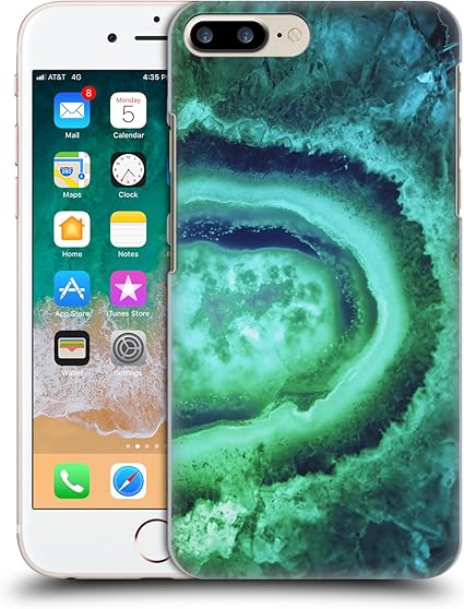 Amazon Co Jp オフィシャル Monika Strigel エメラルド アメジスト Apple Iphone 7 Plus Iphone 8 Plus 専用ハードバックケース 家電 カメラ