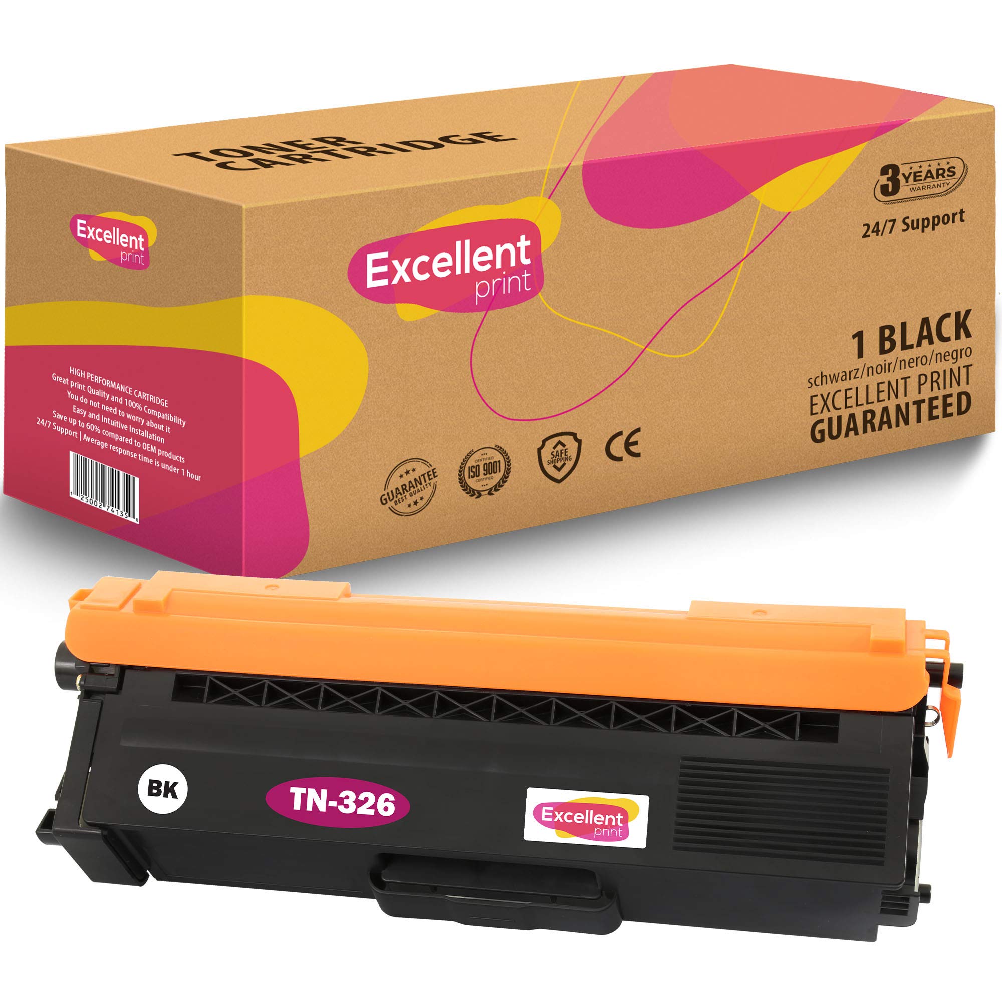 Excellent Print TN-326 Compatible Toner cartridge for Brother HL-L8250CDW HL-L8250CDN HL-L8350CDW HL-L8350CDWT DCP-L8400CDN DCP-L8450CDW MFC-L8600CDW MFC-L8650CDW MFC-L8850CDW