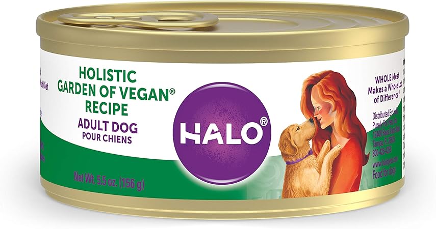 halo vegan canned dog food