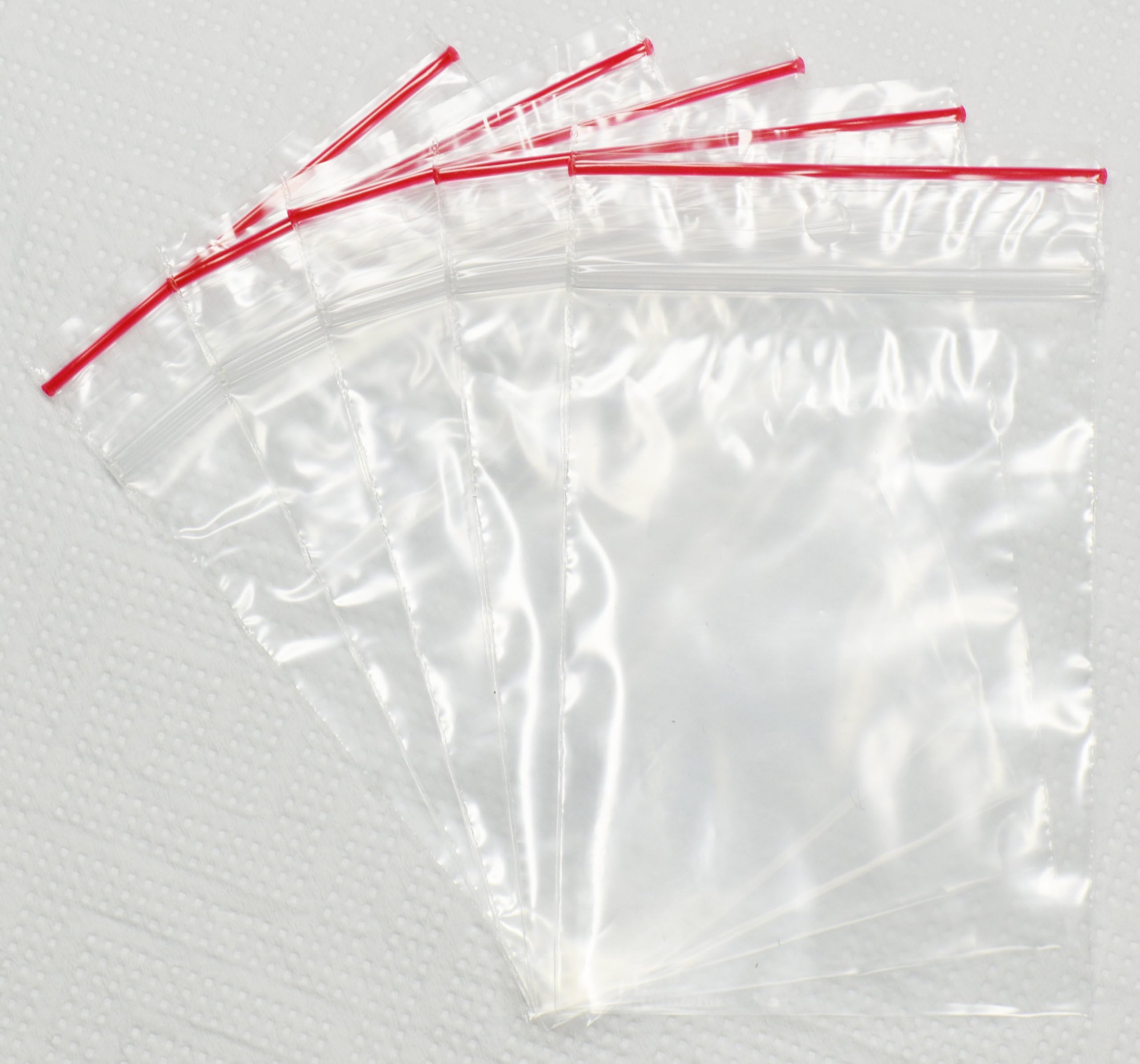 Without Hole 45 micron Clear Zip Lock Bags 230 x 320 mm poly bags Gleitvers Closure 100 cm