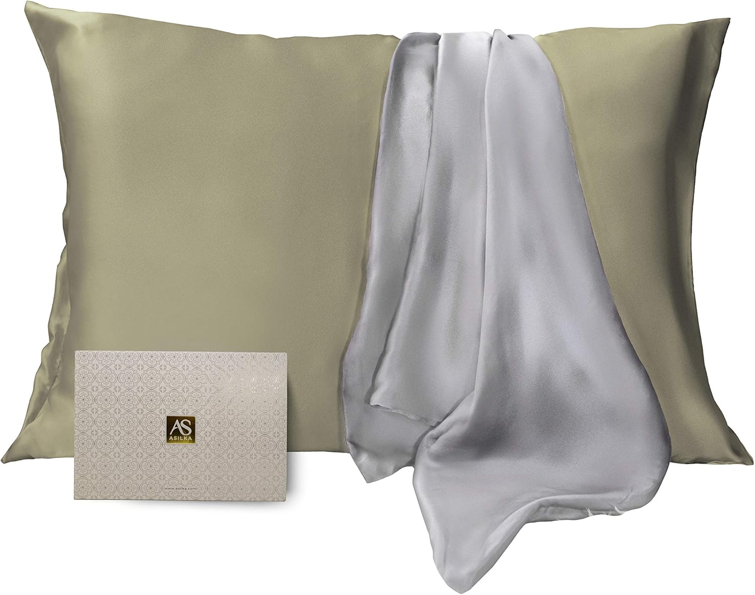 ASILKA 100 Mulberry Silk Pillowcase for Hair and Skin