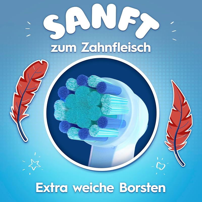 Pro Kids 3+ Spiderman Elektrische Zahnbürste Kinder, Blau/Rot