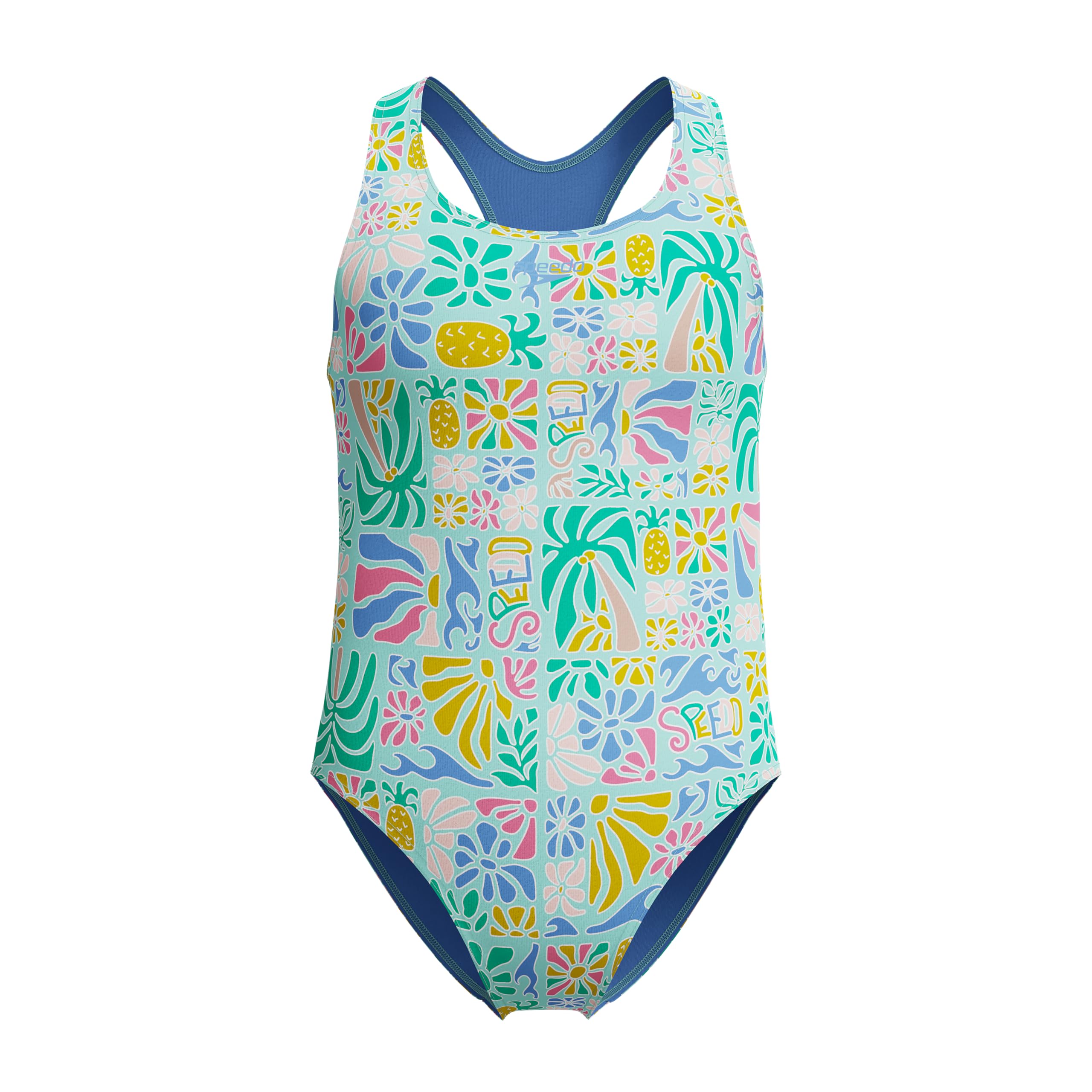 Speedo Girl’s Swimsuit One Piece Closed Racerback