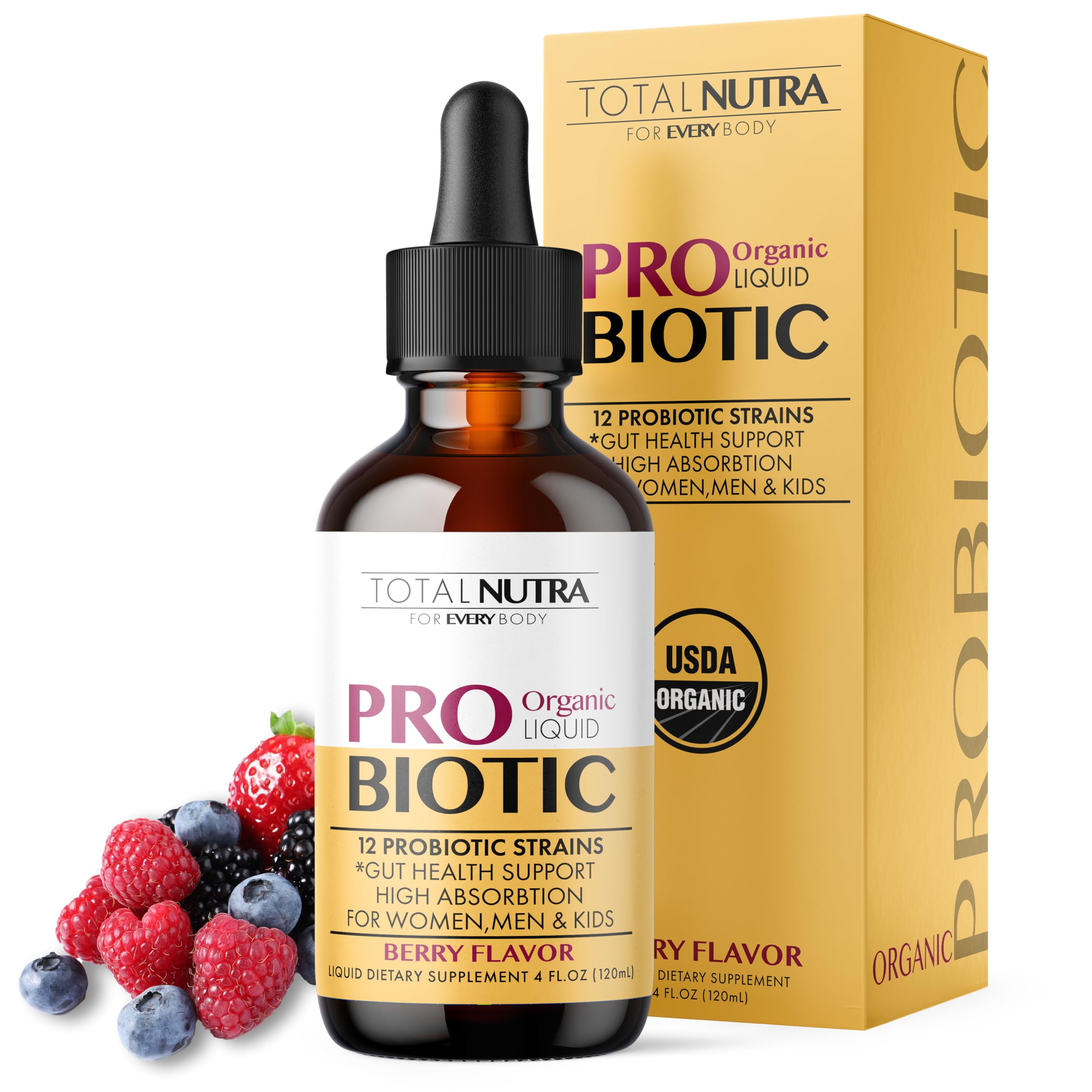 Pro Biotic Organic Liquid (Berry)