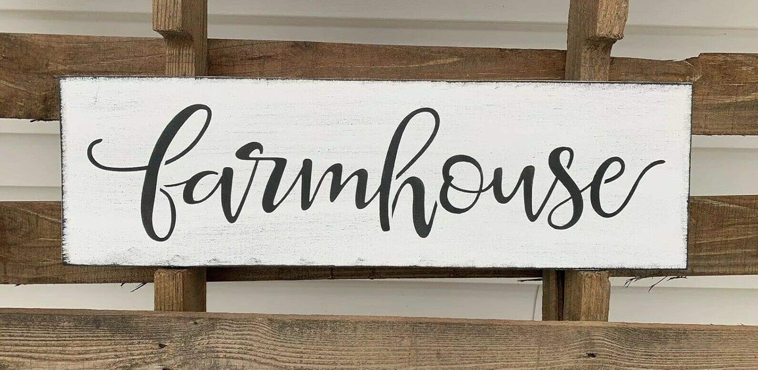 New Wood Signs Farmhouse Wooden Home 