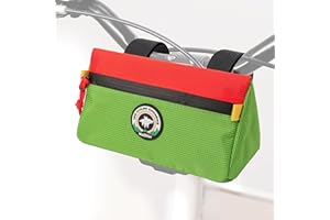 OFOZOVEY Bike Handlebar Bag - Outdoor Cycling Bag for Front Handlebars, Balance Bikes, Mountain Bikes & Road Bicycles