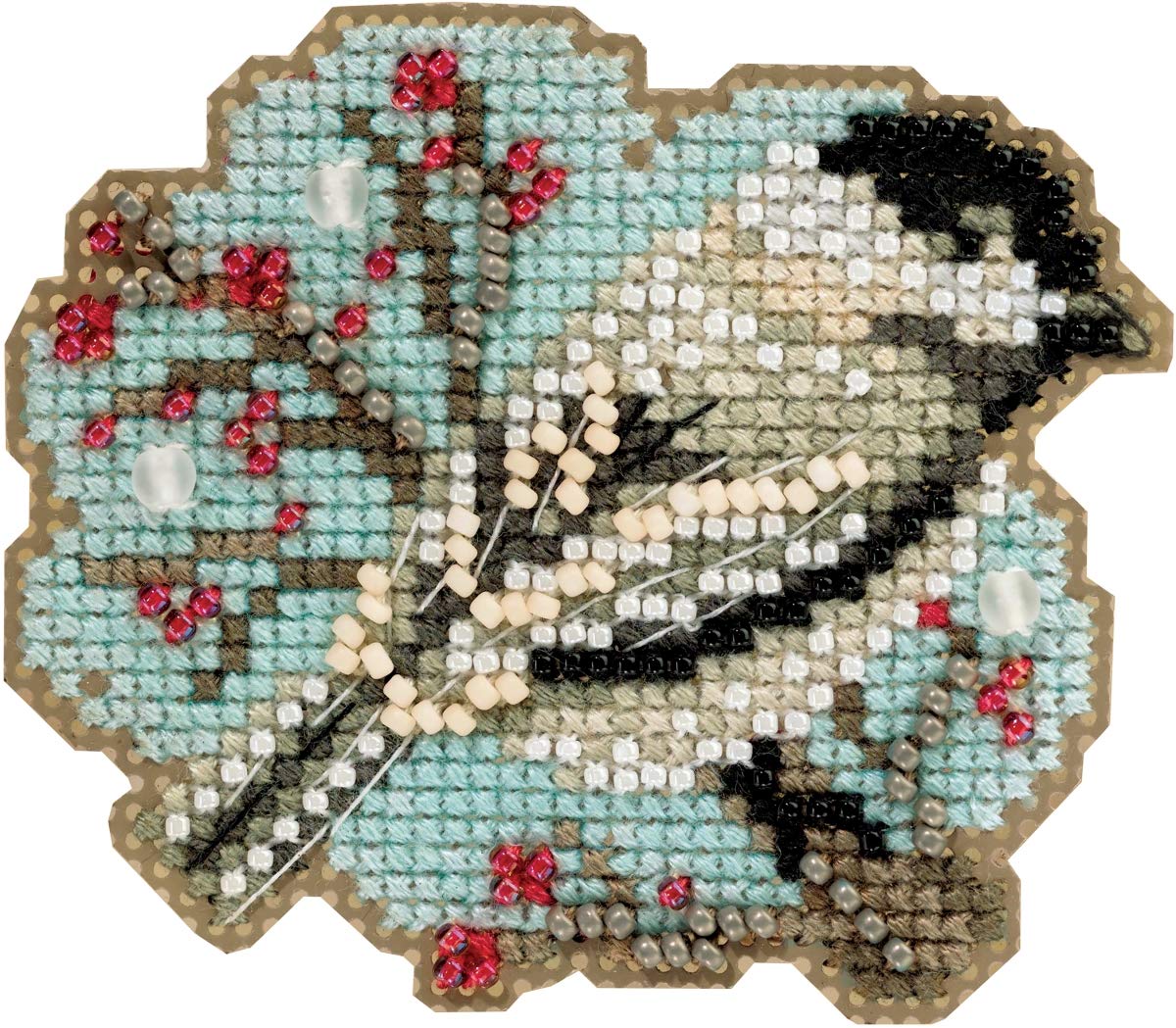 Mill HillCounted Cross Stitch Ornament Kit 3"X2.5"-Little Chickadee-Perforated Paper
