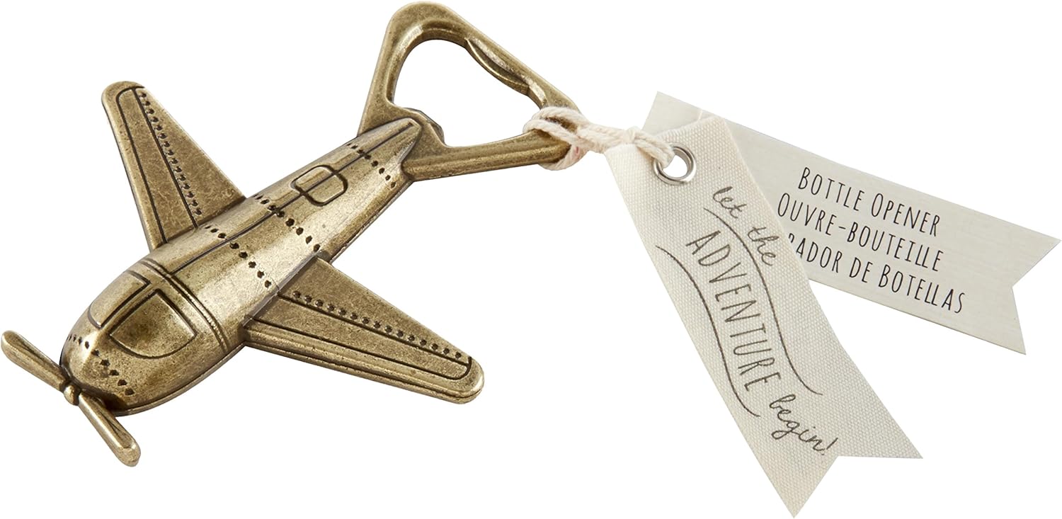Kate Aspen"Let The Adventure Begin" Airplane Bottle Opener Amazon.ca