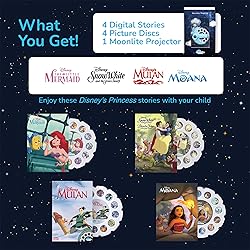 Moonlite Mini Projector with 4 Disney Princess