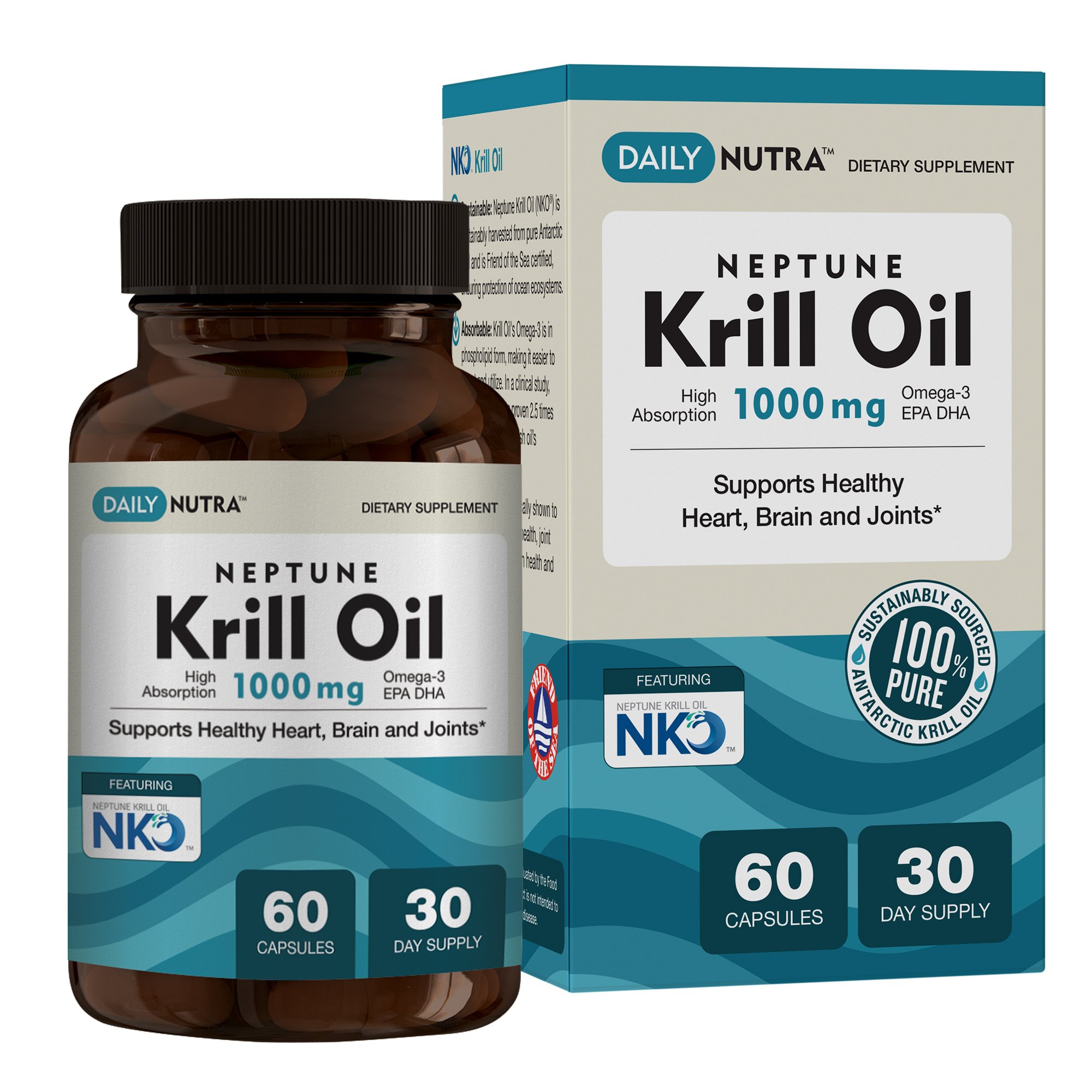 KRILL OIL + COQ10 Heart Formula Lower Blood