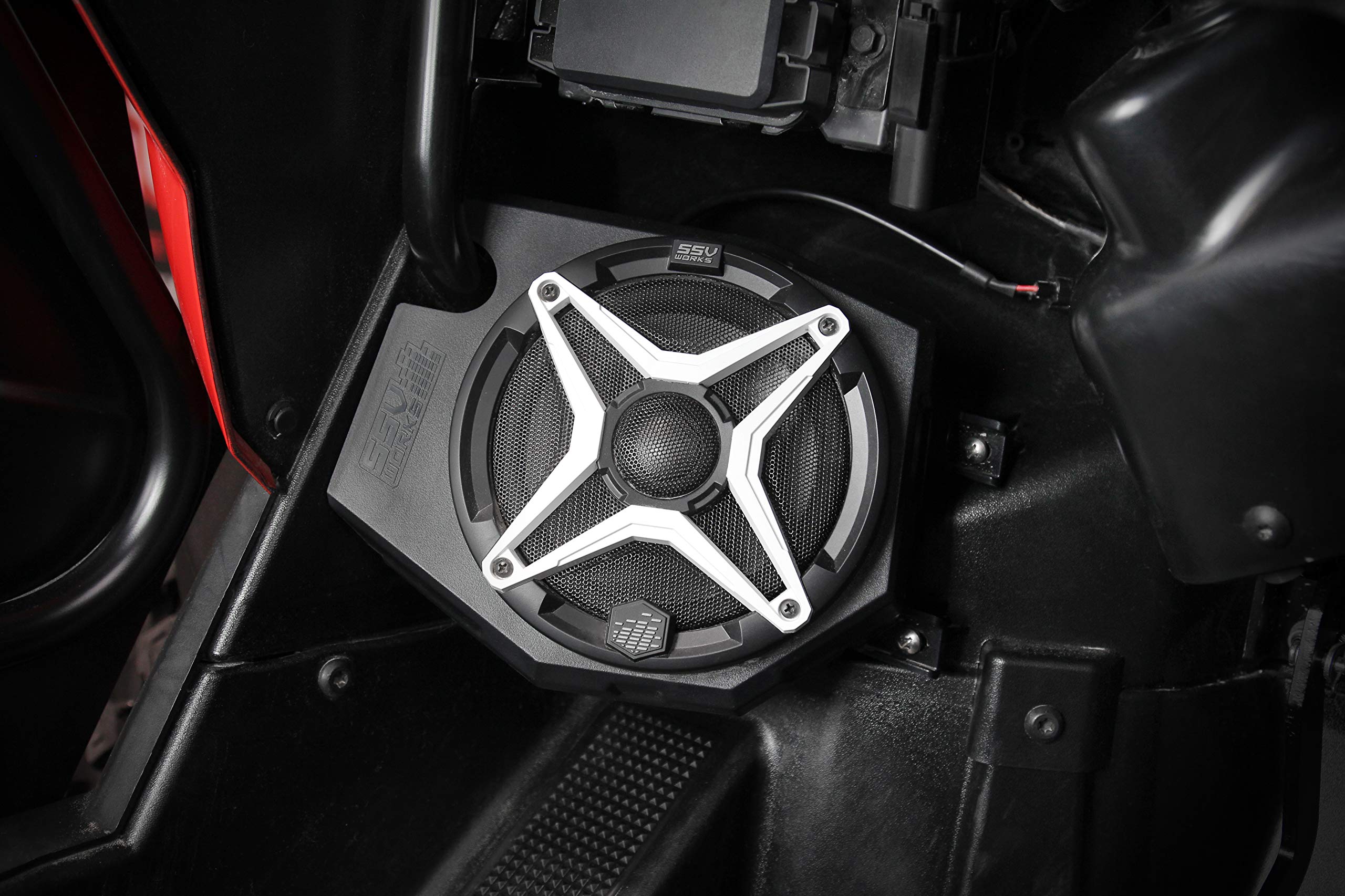 SSV Works RZ4-F65A Front Speaker Pods 2014-2023 Polaris RZR XP1000, XP Turbo, Turbo S Velocity w/SSV Works 6.5